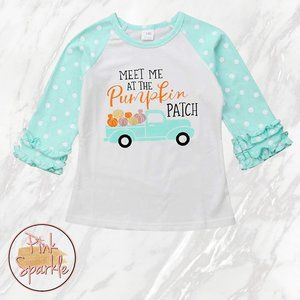 Girls Thanksgiving / Fall / Holiday Top 6-12m